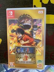 ☆小王子電視遊樂器☆[二手中古]NS SWITCH  海賊無雙3 豪華版 中文版~台南崇學店~輔15級