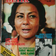 Magazine Seconds 033rd, July 31st, 1978.Love Story Bung Karno Kartini Manoppo