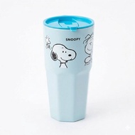 (REDMONZTER) : PN4-Water Glass with lid : PEANUTS-4A Tumbler with (PN4A-TB-PP850-BL) W9xH18.5 cm.-85
