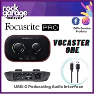 Focusrite Vocaster One USB-C Podcasting Audio Interface