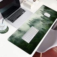 Mouse Pad Gamer Computer New Home XXL MousePads Keyboard Pad Foggy Green Forest Gamer Car Natural Rubber Anti-slip Mouse Mat