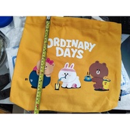 Bio-essence LINE Friends Yellow Tote Bag 32cm