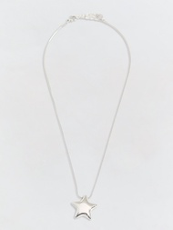 Pomelo Star Pendant Necklace - Silver