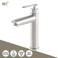 WS ก๊อกอ่างล้างหน้า ก๊อกน้ำอ่างล้างมือ สแตนเลส304 WS-2201M