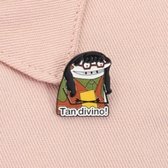 American Comedy TV Series Character Brooch Pins Tan Divino! Ugly Girl Brooches Bag Badge Gift for Fr