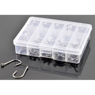 Kail Pancing Full Set Box Tajam Kuat No 1 Carbon Asli Belut Kecil Sasame Daichi Ikan Mas Sawah Kotak