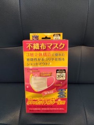 (日本進口)KAKEN 90 x 145mm超立體透氣過濾 三層外科口罩(白色)(中童專用)