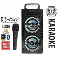 KTS 1037/FJ336 Karaoke Wireless Bluetooth Speaker With Mic Function