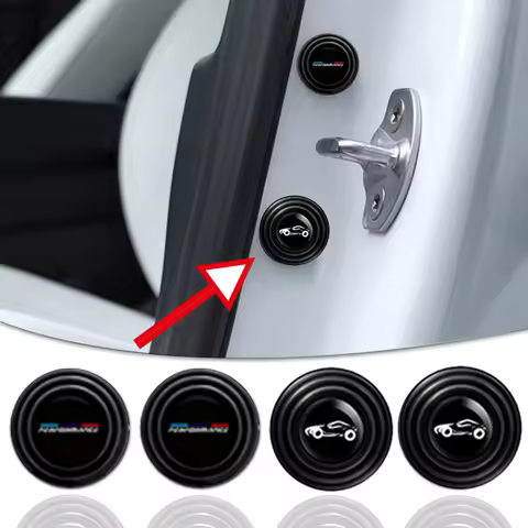 10Pcs Soundproof Silicone Pad Car Styling Door Crash Pad For BMW F01 F02 F39 X2 Z4 E85 E89 G29 I3 Z3