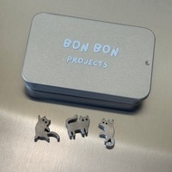 BON BON projects - Kitto matcha sifter weights - ตัวร่อนมัทฉะลายน้องแมว Peacock Steps