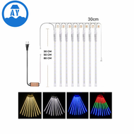 ไฟดาวตกฝนฝนตก ไฟประดับตกแต่ง ไฟดาวตกทนแดด ทนฝน 30CM 50CM 80CM ไฟฝนดาวตก หลอดต้นคริสต์มาส