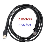 (2M/6.56FT) Barcode scanner USB cable, converted to RJ45 data cable, suitable for Datalogic GD/GM/QD