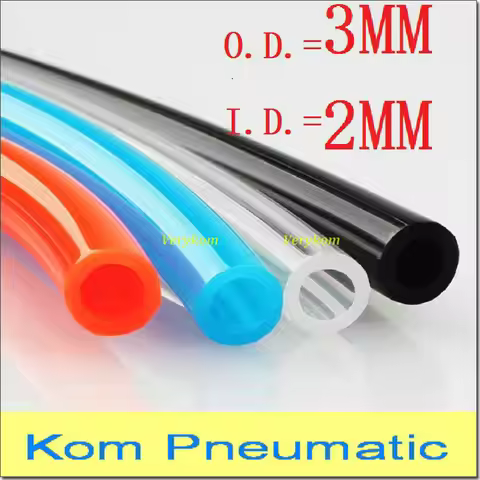 PU0302 1M/10M/100M/200M Length OD 3MM ID 2MM Pneumatic Air Hose PU 3*2 Tube Plastic Flexible Pipe Po