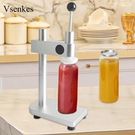 Vsenkes Manual Bottle Can Sealer Versatile Home Brewing Tool Tin Can Sealer Machine