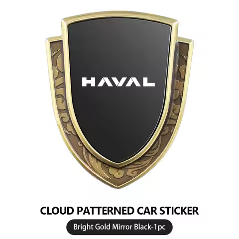 1PC 3D Metal Logo Emblem Sticker Decal Car Styling For Haval H6 F7 H9 H2 Jolion F7X F7H H5 H7 H2S H8