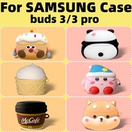 for Samsung Galaxy Buds3/buds 3 Pro Shockproof Headphone Case Cover Galaxy Buds 3 pro Shockproof Sil