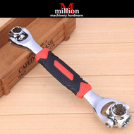 48 in 1 Multipurpose Socket Wrench Bolts Torx 360 Degree 6-Point Universal Spanner