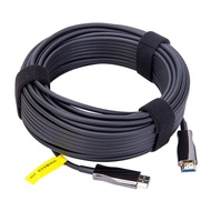 AOC HDMI Fiber Optic Cable 20M 30M 4K 60Hz HDMI2.0 HDMI to Fiber Extension Cable 18Gbps HDR10 ARC HDCP2.2 for PS4/5 LCD HDTV PC