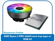 AMD Ryzen 3 PRO 4350G am4 tray type w/ RGB hsf processor