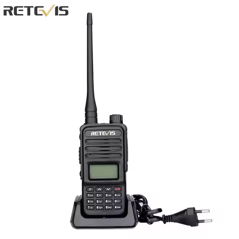 RETEVIS RT85 Walkie Talkie Ham Two Way Radio Station 5W Walkie Talkies VHF UHF Dual Band Amateur Rad