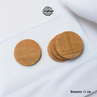 Wooden Coaster 11 cm Wooden Coaster Coaster Cup Coaster Wooden Cutting Board
