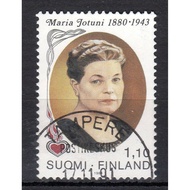 FINLAND 1980 - MARIA JOTUNI - AUTHOR - WRITER STAMP .