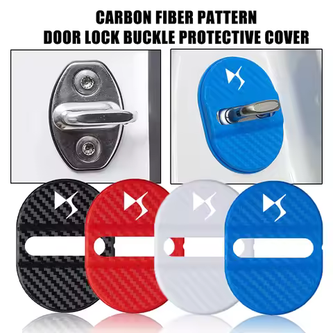 Car Door Lock Buckle Protector Cover Water Proof Lock Keys For DS SPIRIT DS4S DS3 DS5 5LS DS6 DS7 DS