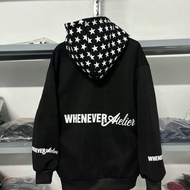 Jacket WHAT EVER STAR HOT TREND 2025. HOT TREND 2025 PRINTED STAR SWEATSHIRT