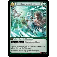 Grand Archive TCG - Enervating Decay (R)(Foil) - Abyssal Heaven