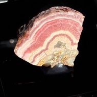 阿根廷紅紋石水晶 蕾絲花紋 原石 精品 水晶 擺設 pendant jewelr