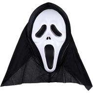 Halloween Mask Horror Grimace Ghost Mask, Full Face Ghost Face Mask Carnivals Festival Stage Perform