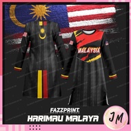 JERSEY MUSLIMAH FAZZ HM05 - HARIMAU MALAYA TEAM MALAYSIA RED HARI SUKAN NEGARA