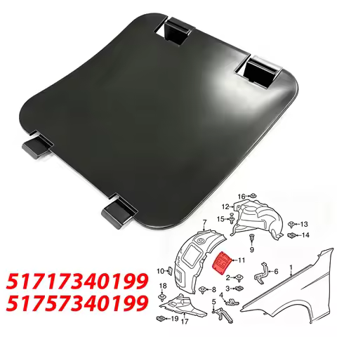 For BMW 5 6 7 8 SERIES G14 G30 G31 G11 G32 G14 Front Fender Liner Wheel Arch Cover Cap Headlight Bul