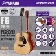 Yamaha FG820-12 NT FG Series 12 Strings Solid Top Acoustic Guitar 41" - Natural