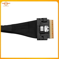 [CloudsMiles] PCIE4.0x8 SFF8654 to SFF8654 Male to Male Data Cable Slimsas 8X SFF8654 X8  Cable for 