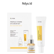 IUNIK Propolis Vitamin Eye Cream Set (Eye Cream 1.01 FL.oz. & Mini Serum 0.51 FL.oz.)