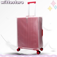 WITTE Travel Luggage Cover, Transparent Waterproof Luggage Protector Cover,  Dustproof EVA 16-28 Inch Suitcase Protector Cover Luggage