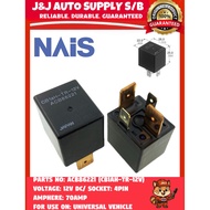 ACB86221 JAPAN NAIS PANASONIC 4PIN 70AMP RELAY 12V (2BIG PIN ,2SMALL PIN) (CB1aH-TR-12V) FOR USE ON: