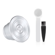 【i Cafilas】[HFG03] Best Quality Effect Reusable Coffee Capsule for Nespresso Stainless Steel Coffee 