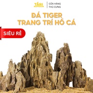 1kg TIGER Stone Aquarium Setup - Yellow TIGER Stone for Aquarium Decoration [TIGER]