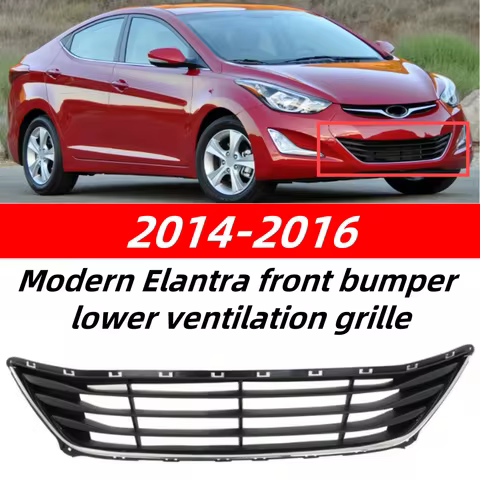 For Hyundai Elantra 2014-2016 car front bumper lower ventilation grille OE：865603X700