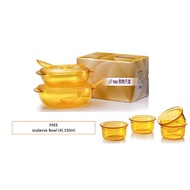 Tupperware Crystaline Server Set 1.8L/2.5L c/w 150ml Bowl (4)