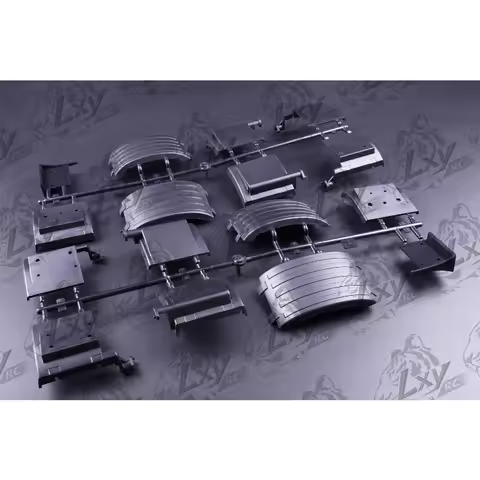 Biaxial Fender for 1/14 Tamiya RC Truck For scania For volvo For man