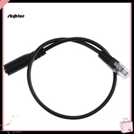 [Sy] 30cm 35mm Smartphone Headset to RJ9 Plug Converter Adapter Cable for Telephone