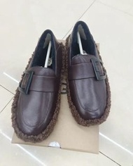 💜UGG 羊皮毛一體懶人豆豆鞋