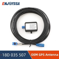 GPS Antenna For VW Radio RNS510 NEW SAT NAV GPS ANTENNA FOR Tiguan PASSAT B7 18D 035 507 Car Harness