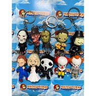 GANTUNGAN Figure Keychain Horror Keychain character chucky tiffany scream pennywise billy freddy kru