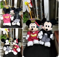 🌟對裝價(2隻)$199🌟🎁禮物🎁 超靚 sega 世嘉 日本景品 迪士尼系列 Disney 米妮 minnie mouse 米奇 mickey mouse 和服 禮服 結婚 毛公仔 夾公仔 冒險樂園