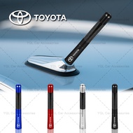 1pcs Metal Car Roof Antenna Car Logo Antenna Modified Accessories for Toyota Corolla Yaris Aygo Priu