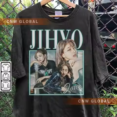 Jihyo Kpop Shirt Zone Album Sweatshirt Twice Jihyo Zone Album Vintage Retro Graphic Music Unisex Gif